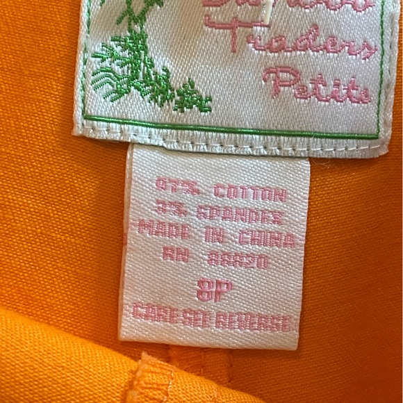 Bamboo Traders 8 petite skirt skort- pineapples- preppy and tropical mini skirt - Picture 3 of 4